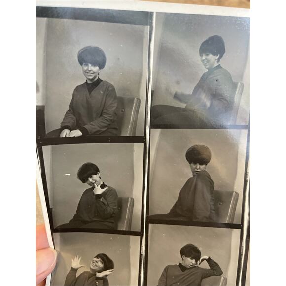 Vintage Kodak Photo Roll Woman Bunny Blowup Funny Comedian Posing - Picture 4 of 6